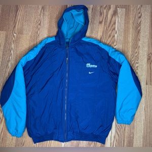 Nike NFL licensed vintage Miami Dolphins thick puffer jacket